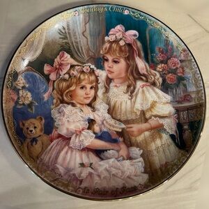 Mondays Child by Brenda Burke Collectors Plate Precious Gifts Day by Day #1